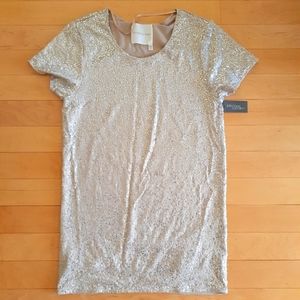 VICTORIA'S SECRET Women's Sequin Top Tunic Dress Small